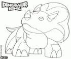 Gabu, Chomp, das stärkste Team-D Dinosaurier, die Triceratops von Dinosaur King