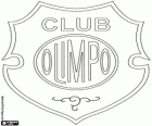 Insignien der Club Olimpo de Bahía Blanca. Argentinischer Fußballverein