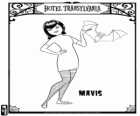 Mavis, die Tochter im Teenageralter von Dracula
