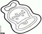 Weihnachtsplätzchen wie eine Glocke