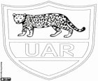 Die Rugby-Nationalmannschaft von Argentinien, Los Puma. Emblem, den jaguar