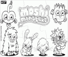 Puzzle mit den Monstern von Moshi Monsters