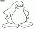 Pinguin aus Club Penguin puzzle