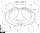 Paris Saint Germain, PSG, Ligue 1 2012-2013 meister, Frankreich Fußball-Liga