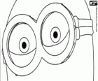Diener Minion Augen mit der Brille