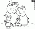 Die Familie von Peppa Pig