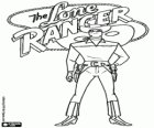 Der Lone Ranger, den klassischen Charakter mit dem logo