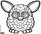 Ein Furby, ein elektronisches Spielzeug