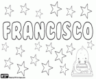 Francisco, Name lateinischen Ursprungs. Seine Bedeutung ist freier Mann. Francisco, spanische und portugiesische namen