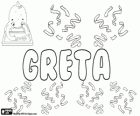 Greta, Name griechischen Ursprungs, abgeleitet von Margaret, die Perle bedeutet