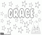 Grace, Name lateinischen Ursprungs, seine Bedeutung ist Gnade
