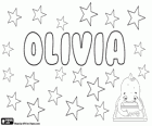 Olivia, Name lateinischen Ursprungs, abgeleitet von Olivenhainen, die Frucht des Olivenbaumes