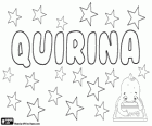Quirina, Name lateinischen Ursprungs, abgeleitet von Quirinus, einen Gott der römischen Mythologie