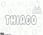 Thiago, Vorname hebräischen Ursprungs Ya'akov, Jakob. Thiago, Variante von Tiago
