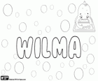 Wilma, Name des germanischen Ursprungs. Kurzform von Wilhelmina