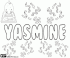 Yasmine, Name des persischen Ursprungs, abgeleitet von der Blume, Jasmin