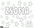 Zsófia, entspricht ungarischer Name Sophia