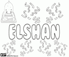 Elshan, Name des persischen Ursprungs. In Ländern wie Iran und Aserbaidschan verwendeten Namen