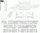 Red Bull Racing, FIA Konstrukteurs-Weltmeister 2013. Vier aufeinander folgenden Meisterschaften