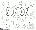 Simon, Vorname hebräischen Ursprungs, Shimon. Es ist auch ein griechischer name