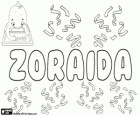 Zoraida, Name arabischen Ursprungs. Seine Bedeutung ist dem eloquenten