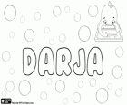 Darja, Name des persischen Ursprungs. Weibliche Form des Namens Darius, abgeleitet von Darayavahush. Darja, Namen in Tschechisch, Lettisch und Slowenisch
