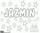 Jazmin, Name, von der Blume, Jasmin kommt