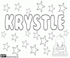 Krystle, Variante von Namen wie Christina, Crystal und Krystal