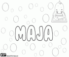Maja, Namen mit verschiedenen Ursprünge und Bedeutungen. Unter anderem: Maja, slawische Namen. Maja, Diminutiv von Mary in slawischen Sprachen. Maja, Variante von Maia