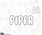 Piper, Name des englischen Ursprung. Piper, Namen für Mädchen und Junge