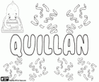 Quillan, Name des gälischen Ursprungs. Variante des Quillen