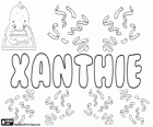Xanthie, Name griechischer Herkunft. Variante des Namens Xanthe