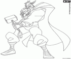 Thor mit seinem hammer, Avengers