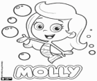 Molly die Meerjungfrau, der Anführer der Bubble Guppies Gruppe