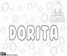 Dorita, Variante von Dora. Diminutiv des namens Dora