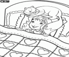 Holly Hobbie im Bett mit Bonnet, die kasse