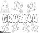 Grazela, Name lateinischen Ursprungs. Derivat von Gratia