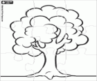 Puzzle ein simpel Baum