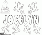 Jocelyn, Name des germanischen Ursprungs. Seine Bedeutung ist Mitglied des germanischen Stammes der Goten