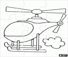 Kleine Hubschrauber puzzle