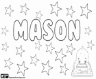 Mason, Name des englischen Ursprung. Seine Bedeutung ist derjenige, der arbeitet mit dem Stein