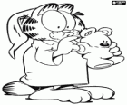 Garfield und Pooky sind bereit zu gehen zu schlafen