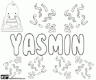 Yasmin, einen Namen, abgeleitet vom Namen einer Blume, Jasmin