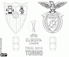 Sevilla Vs Benfica. Europa League Finale 2013-2014 in der Juventus Stadium, Turin, Italien
