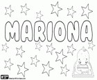Mariona, Name des katalanischen Ursprungs. Variante von Maria
