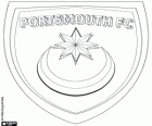 Wappen von Portsmouth FC. Pompey