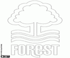 Nottingham Forest FC Abzeichen. The Tricky Trees, the Reds