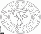 Abzeichen der SC Fortuna Köln, ein Sportverein aus der Stadt Köln