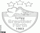 Abzeichen der SpVgg Greuther Fürth, Sportverein aus der bayerischen Stadt Fürth