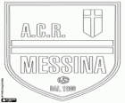 Logo der A.C.R. Messina, italienischer Fußballverein aus der Stadt Messina in Sizilien-Insel